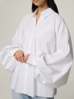 Hemdbluse im Oversized-Fit
