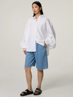 Hemdbluse im Oversized-Fit