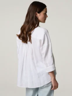Hemdbluse im Oversized-Fit