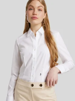 Hemdbluse im Slim Fit