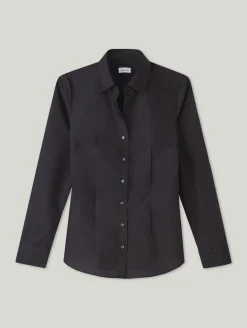 Hemdbluse im Slim Fit