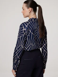 Hemdbluse im Slim Fit