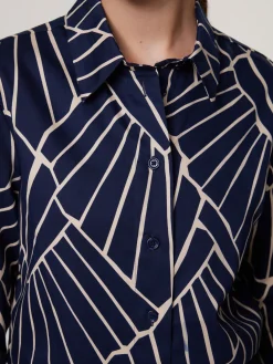 Hemdbluse im Slim Fit