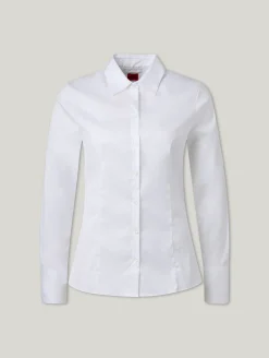 Hemdbluse im Slim Fit
