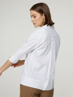 Hemdbluse mit 3/4 Arm