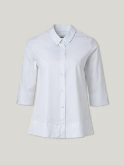 Hemdbluse mit 3/4 Ärmel