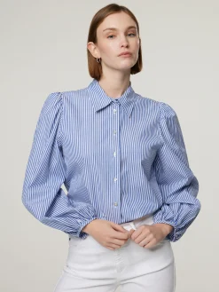 Hemdbluse mit Ballonärmel