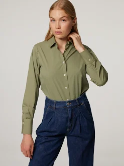 Hemdbluse mit Baumwolle