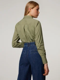 Hemdbluse mit Baumwolle