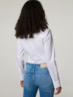 Hemdbluse mit Baumwolle