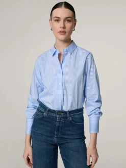 Hemdbluse mit Baumwolle