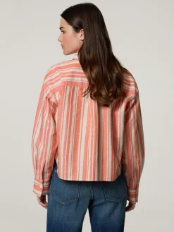 Hemdbluse mit Leinen