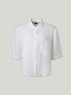 Hemdbluse mit Leinen EVONA