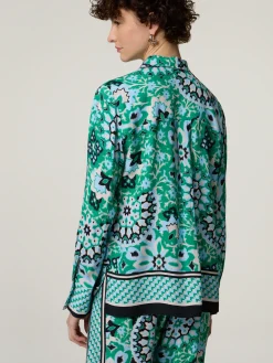 Hemdbluse mit Print