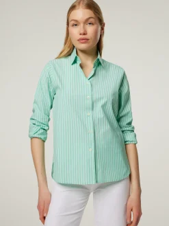 Hemdbluse mit Streifen