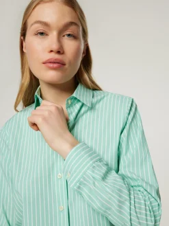Hemdbluse mit Streifen