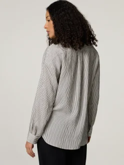 Hemdbluse mit Viskose