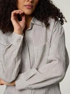 Hemdbluse mit Viskose