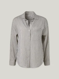 Hemdbluse mit Viskose