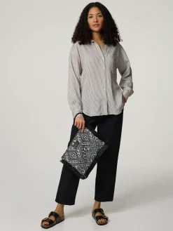 Hemdbluse mit Viskose