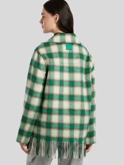 Hemdjacke mit Fransen