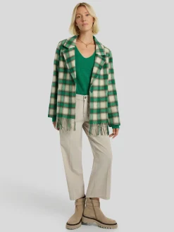 Hemdjacke mit Fransen