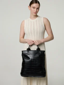 Henkeltasche LOOP SOFT CROCO