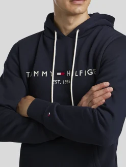 Hoodie mit Logo-Stickerei