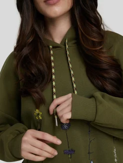 Hoodie mit Stickerei