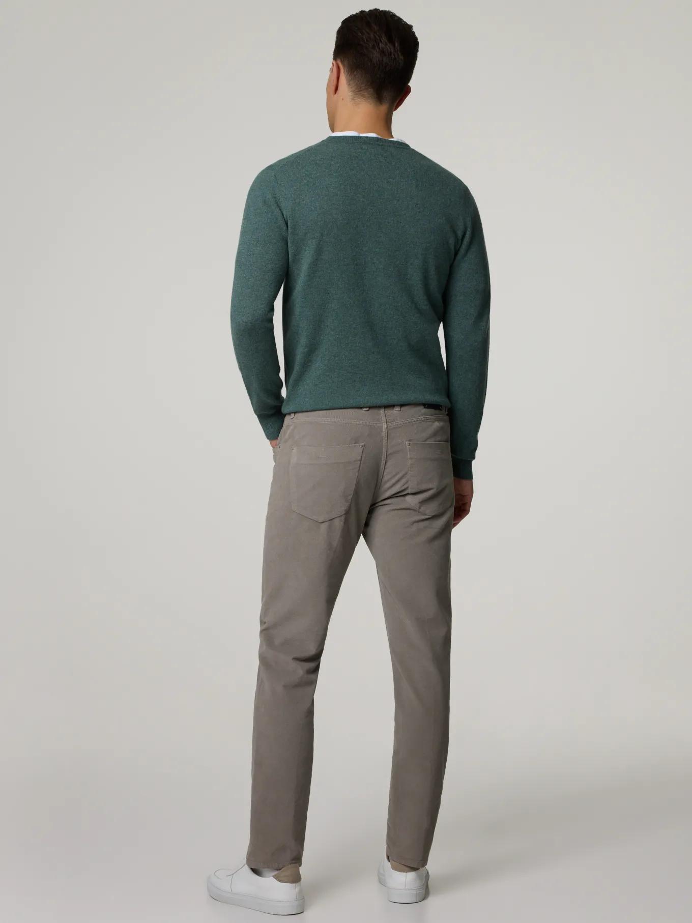 Hose aus Cord im Slim Fit