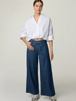 Hose aus Denim PALAZZO