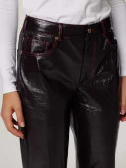 Hose aus Lackleder