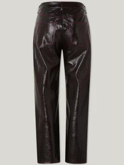 Hose aus Lackleder
