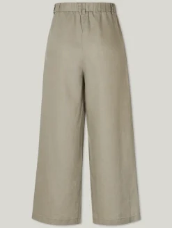 Hose im Wide-Leg Fit aus Leinen