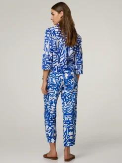 Hose mit Allover-Print