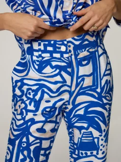 Hose mit Allover-Print