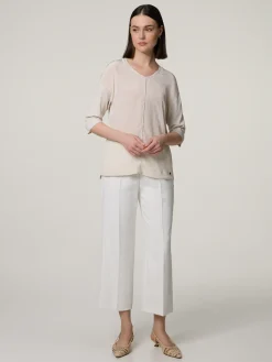 Hose mit Bügelfalte