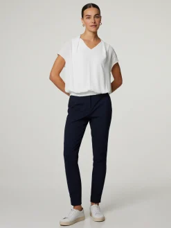 Hose mit Bügelfalte im Slim Fit