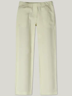 Hose mit Leinen im Straight Fit