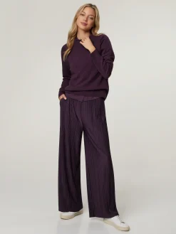 Hose mit Plissee UMA