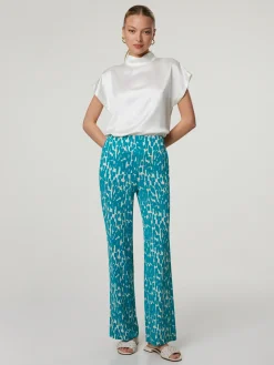 Hose mit Print aus Jersey