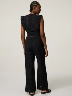 Hose mit weitem Bein