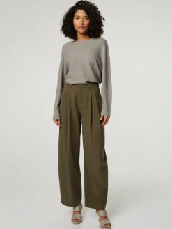 Hose mit weitem Bein INK