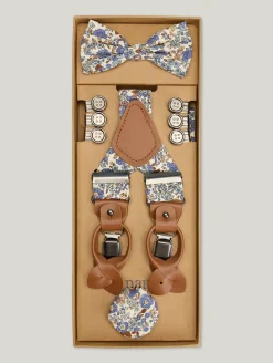 Hosenträger & Fliegen Set