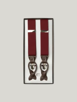 Hosenträger mit Leder-Details