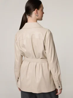 Jacke aus Kunstleder