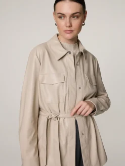 Jacke aus Kunstleder