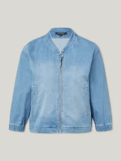Jacke im Denim-Look