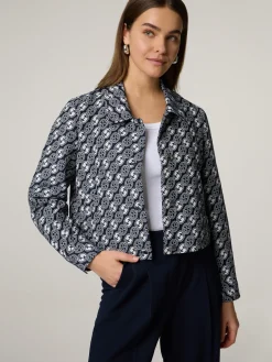 Jacke mit Allover-Print