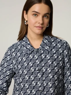 Jacke mit Allover-Print